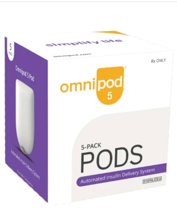 Omnipod 5 box of 5 exp 2025 g6/g7