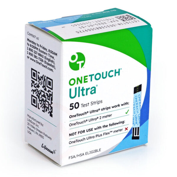 One Touch Ultra Test Strips 50ct