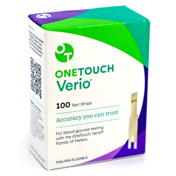 One Touch Verio Test Strips 100ct