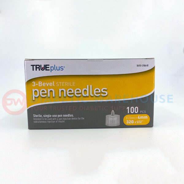 TRUEplus Pen Needles - 32G 4mm 100/bx